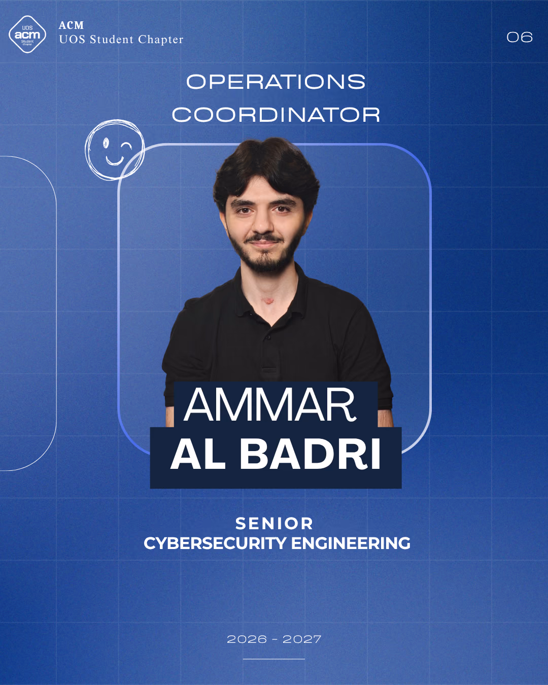 Ammar Adil Mohammed — Operations Coordinator