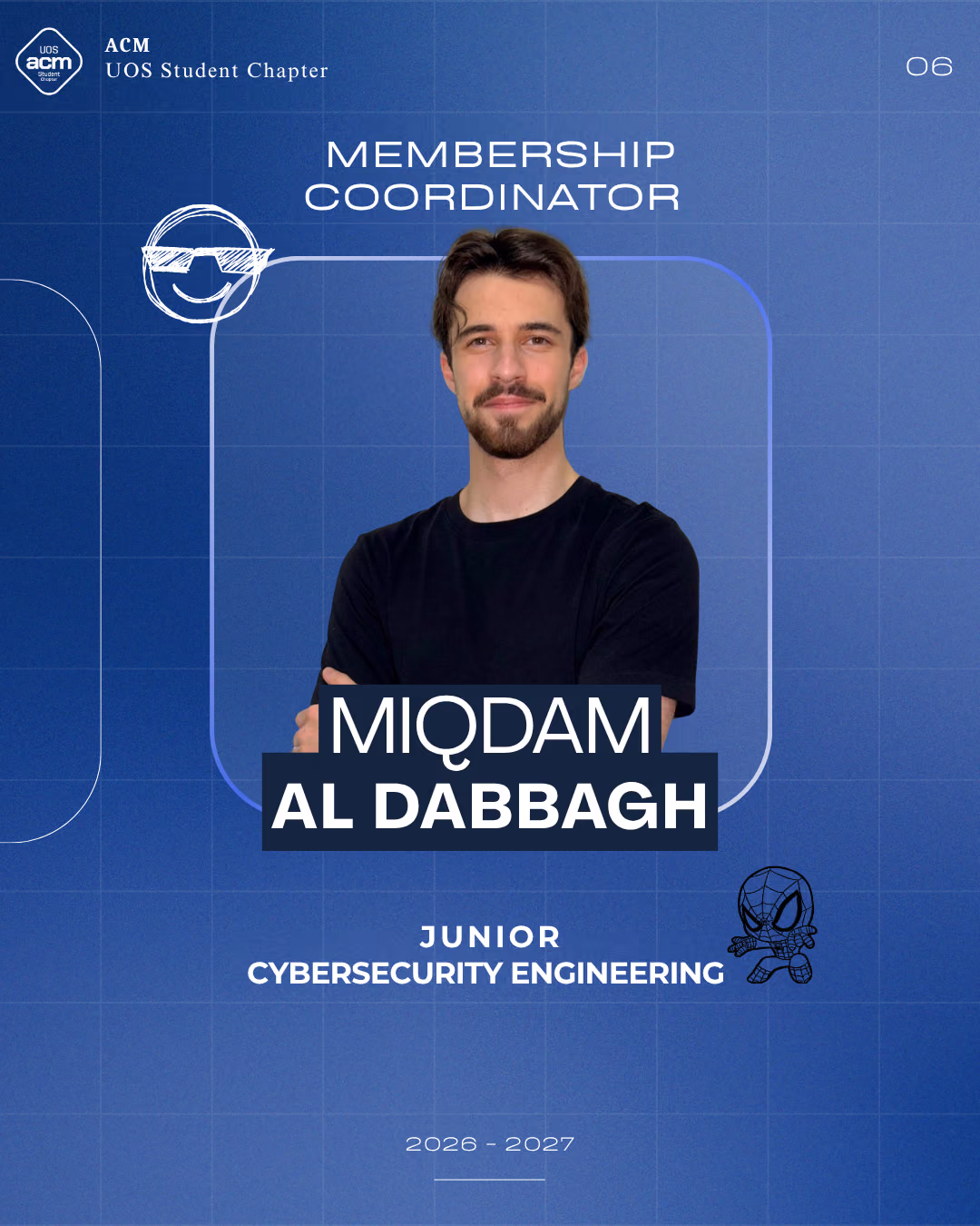 Miqdam Shahim AlDabbagh — Membership Coordinator